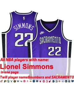 Lionel Simmons Jersey